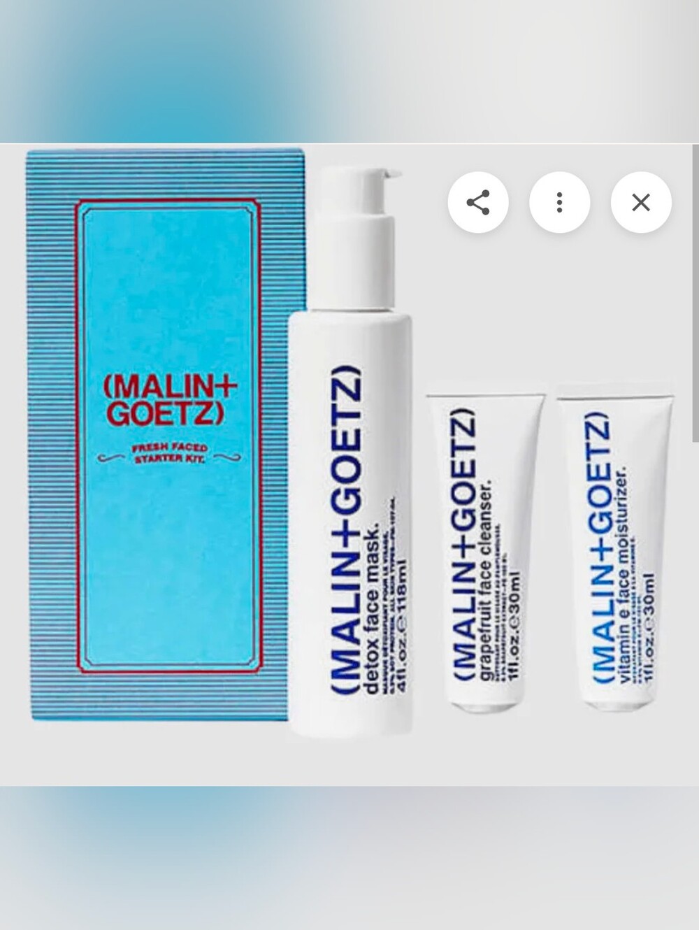 Malin+Goetz Fresh Face Starter Kit (Exp 09/26)